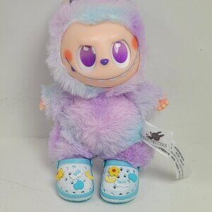 Labubu crocs with adjustable buttons no doll